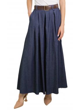 pantagonna in jeans con cintura Elisa